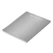 Bearbeitbare Werbevorlage für Unternehmen etc. Notizblock (Rotiert)