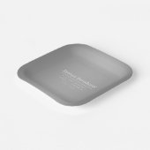 Bearbeitbare Werbevorlage für Unternehmen etc. Pappteller (Gewinkelt)