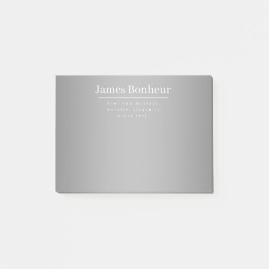 Bearbeitbare Werbevorlage für Unternehmen etc. Post-it Klebezettel (Vorderseite)