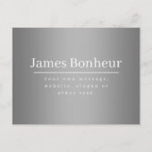 Bearbeitbare Werbevorlage für Unternehmen etc. Postkarte (Vorderseite)