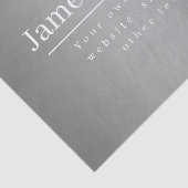 Bearbeitbare Werbevorlage für Unternehmen etc. Seidenpapier (Ausschnitt)