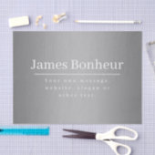 Bearbeitbare Werbevorlage für Unternehmen etc. Seidenpapier (Handwerk)