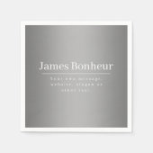 Bearbeitbare Werbevorlage für Unternehmen etc. Serviette (Vorderseite)