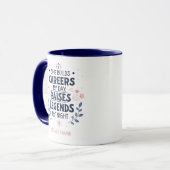 Bearbeitbare Zitat-Typografie für Mütter – Karrier Tasse (Vorderseite Links)