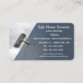 Bearbeitbare Zuhause-Sicherheit Visitenkarte (Vorderseite)