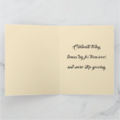 Bearbeitbarer Abschluss Cake Karte (Innenseite)