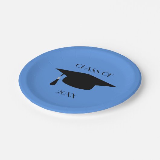 Bearbeitbarer Abschluss Pappteller (Schrägansicht)