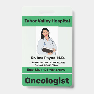 Bearbeitbarer beruflicher Mitarbeiter-ID-Ausweis Ausweis