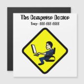 Bearbeitbarer Computer-Doktor-Magnet Magnetkarte (Vorne/Hinten)
