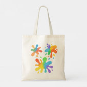 Bearbeitbarer Crayon-Stil - Künstlerische Farbe un Tragetasche (Rückseite)