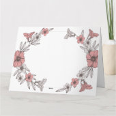 Bearbeitbarer Dank für Ihr Einkauf Dankeskarte (Rückseite)