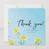 Bearbeitbarer Dank für Ihr Einkauf Dankeskarte (Vorderseite)