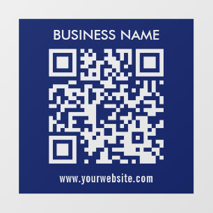 Bearbeitbarer (direkt generierter) QR-Code Marin Fensteraufkleber