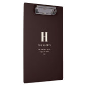 Bearbeitbarer Familienname oder Firmenname Klemmbrett (Rechts)