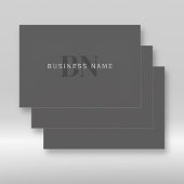 Bearbeitbarer Firmenname (oder anderer Text) Grau Geschenkpapier Set