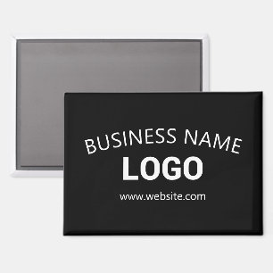 Bearbeitbarer Firmenname, Website und hochgeladene Magnet