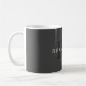 Bearbeitbarer Geschäftsname (oder jeder andere Tex Kaffeetasse (Links)