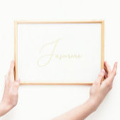 Bearbeitbarer Gold-Kalligrafie-Text | Namen Foliendrucke