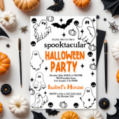 bearbeitbarer halloween ghost spooktacular Geburts Einladung