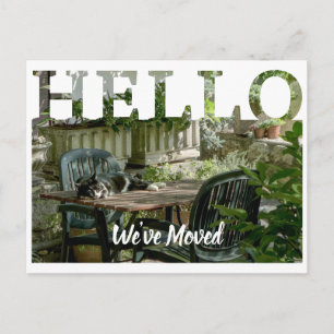 Bearbeitbarer Hello Neighbor, Neue Adresse, Intro Ankündigungspostkarte