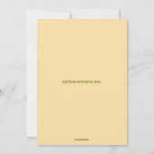 Bearbeitbarer Herbst Geburtstag Einladung (Rückseite)