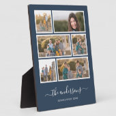 Bearbeitbarer Hintergrund Farbe sechs Foto Collage Fotoplatte (Seite)