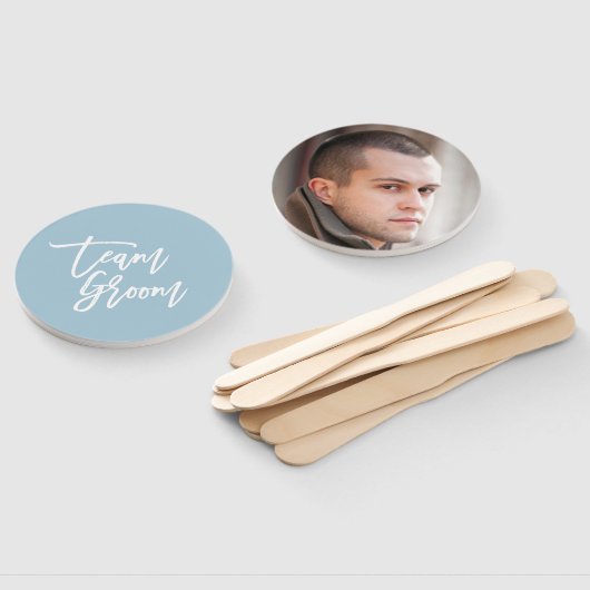 Bearbeitbarer Hintergrund Weißer Pinsel Skript Tea Fächer (Non-assembled)