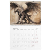 Bearbeitbarer Kalender mythologischer Kreaturen (Feb 2026)