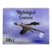 Bearbeitbarer Kalender mythologischer Kreaturen (Titelbild)