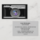 Bearbeitbarer Kamerahograf Visitenkarte (Vorne/Hinten)