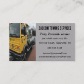 Bearbeitbarer LKW Visitenkarte (Vorderseite)