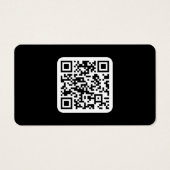 Bearbeitbarer moderner QR-Code | Schwarz Weiß oder (Vorderseite)