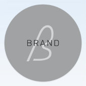 Bearbeitbarer Name oder Gruß | Schwarz & Dunkelgra Etiketten