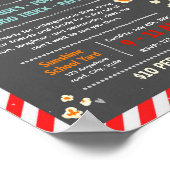 Bearbeitbarer Popcorn-Fundraising-Flugblatt Poster (Ecke)