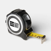 Bearbeitbarer QR-Code & Ihr Firmenlogo oder Bild Maßband (Winkel)
