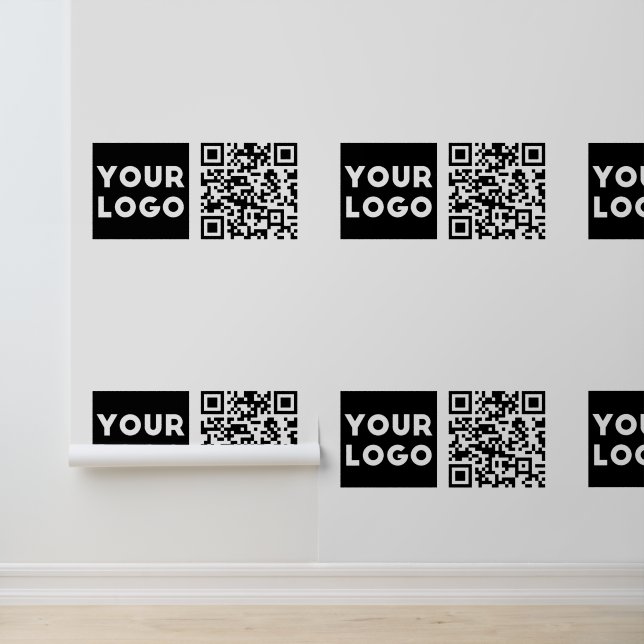 Bearbeitbarer QR-Code & Ihr Firmenlogo oder Bild Tapete (Anwendung)