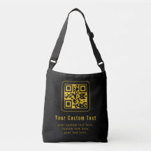 Bearbeitbarer QR-Code & Textvorlage | Schwarz & Go