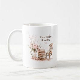 Bearbeitbarer Regen-Coffee- und Buch-Becher Kaffeetasse