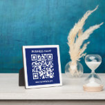 Bearbeitbarer (sofort generierter) QR-Code | Navy  Fotoplatte<br><div class="desc">Geben Sie einfach eine Website-Adresse ein,  um Ihren individuellen QR-Code sofort zu generieren.</div>
