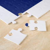 Bearbeitbarer (sofort generierter) QR-Code | Navy Puzzle (Seite)