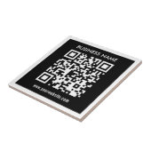 Bearbeitbarer (sofort generierter) QR-Code | Schwa Fliese (Seite)