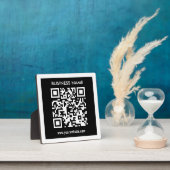Bearbeitbarer (sofort generierter) QR-Code | Schwa Fotoplatte (InSitu)