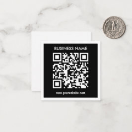 Bearbeitbarer (sofort generierter) QR-Code | Schwa Mitteilungskarte