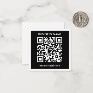 Bearbeitbarer (sofort generierter) QR-Code   Schwa Mitteilungskarte
