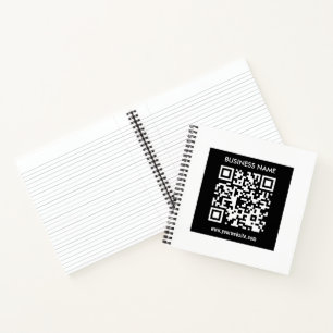 Bearbeitbarer (sofort generierter) QR-Code Schwa Notizblock