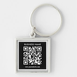 Bearbeitbarer (sofort generierter) QR-Code | Schwa Schlüsselanhänger