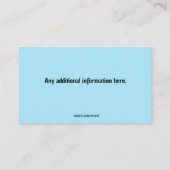 Bearbeitbarer Sound-Mixing-Engineer Visitenkarte (Rückseite)