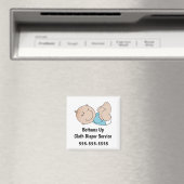 Bearbeitbarer Stoffwindelservice Magnet (In Situ (Geschirrspüler))