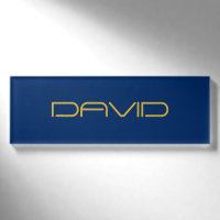 Bearbeitbarer stylischer Text | Gold und Navy Blue