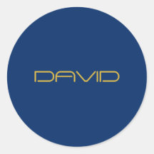 Bearbeitbarer stylischer Text | Gold und Navy Blue